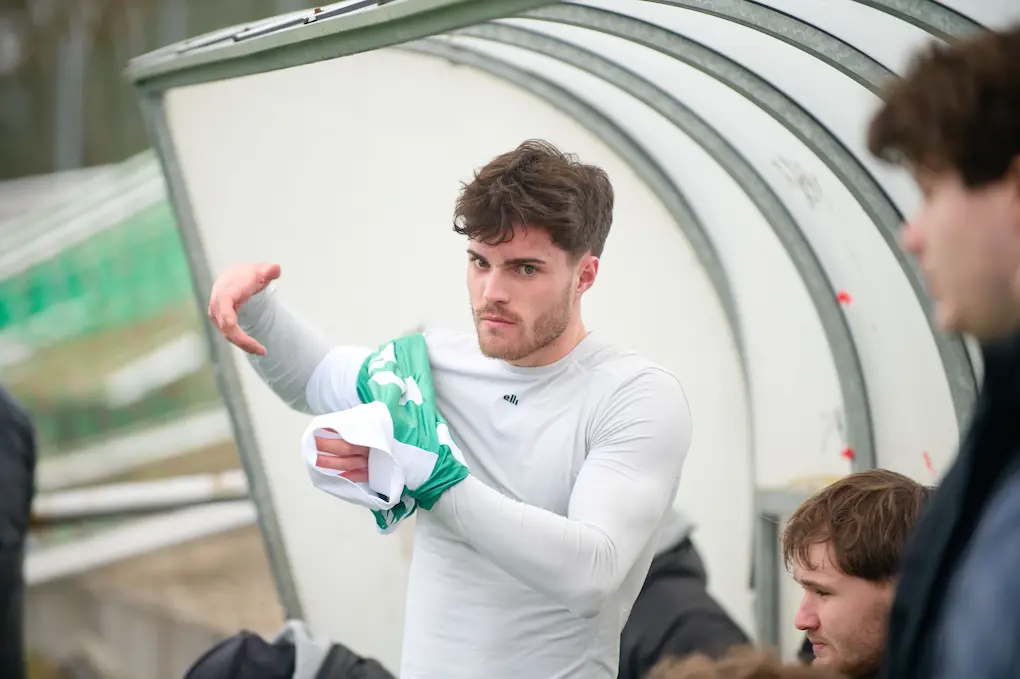 Hráč se připravuje na hru