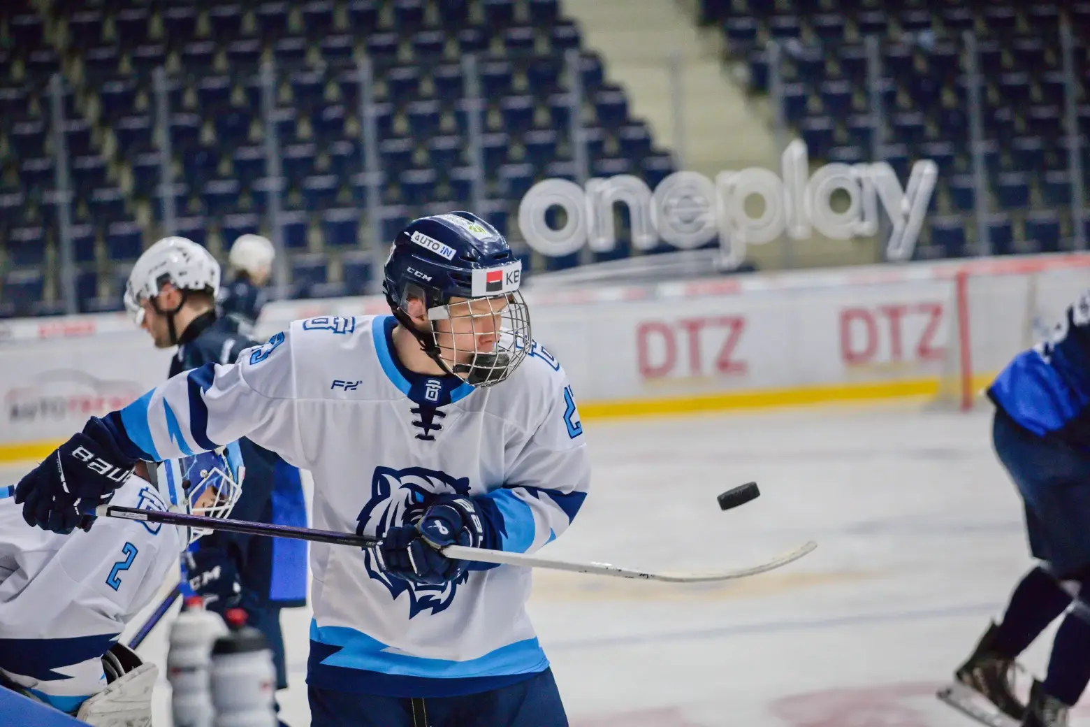 Příprava na zápas - puk