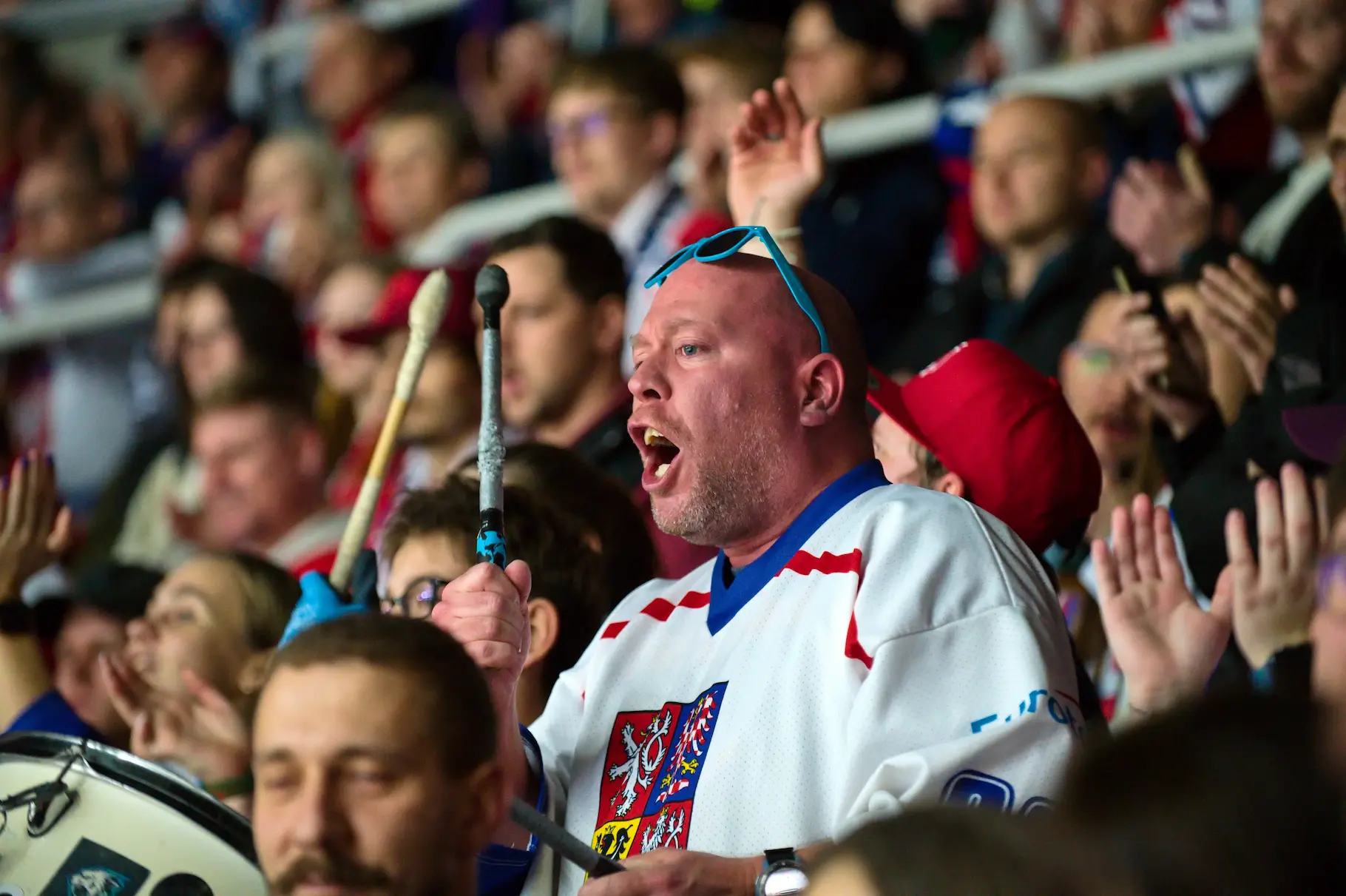 Emoce bubeníka z kotle